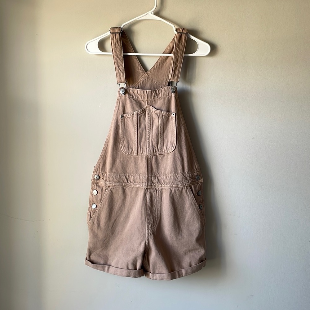 Old Navy tan overalls, small